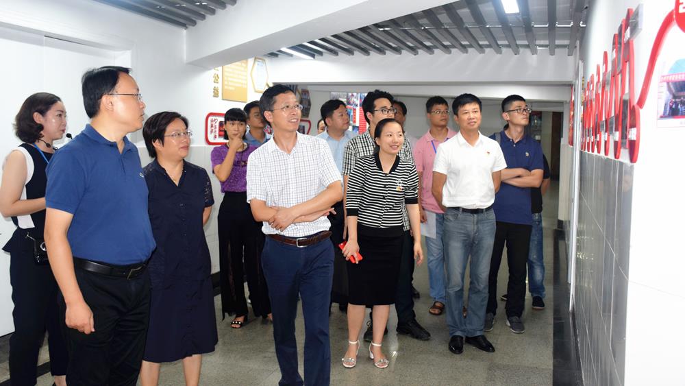 陈国强一行到台州市博爱医院调研两新党建工作
